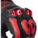 Spyke TECH RACE Black Red Racing Leather Motorcycle Gloves