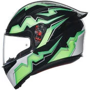 Integral Motorcycle Helmet Agv K1 S KRIPTON Black Green