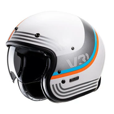 Hjc V31 Byron Мотошлем Blue Orange Оранжевый