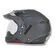 AFX FX-55 Solid Gray Frost Moto Helmet