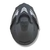 AFX FX-55 Solid Gray Frost Moto Helmet
