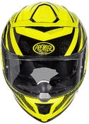 Integral Motorcycle Helmet in DEVIL PR FLUO Yellow Fluo Black Premier Fiber