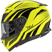 Integral Motorcycle Helmet in DEVIL PR FLUO Yellow Fluo Black Premier Fiber
