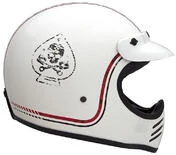Motorcycle Helmet integral Premier Style 70s MX FL 8