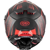 Premier Integral Motorcycle Helmet TYPHOON FR92BM Matt Black Red