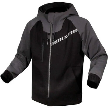 Ls2 THROTTLE Motorcycle Casual Sweatshirt мотокуртка Black Dark Grey
