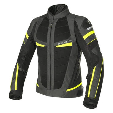Clover Rainjet 2 Wp Lady мотокуртка Dark Grey Yellow Серый