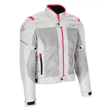 Acerbis Ce Ramsey Vented Lady мотокуртка Grey Pink Серый