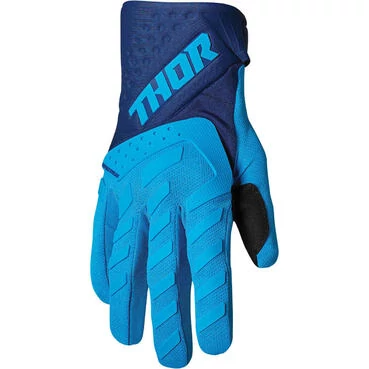 Thor SPECTRUM Blue Navy Cross Enduro Motorcycle мотоперчатки