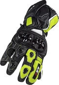 Motorcycle Leather Gloves CE Sports Ls2 SWIFT Black Yellow Fluo
