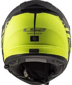 Integral Motorcycle Helmet LS2 FF390 BREAKER Feline Black Yellow Fluo Matt