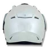 AFX FX-55 Solid White Moto Helmet