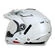 AFX FX-55 Solid White Moto Helmet