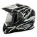 Casco Moto Integral Dual Sport Afx FX-39DS coloring Strike Black