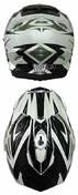 Casco Moto Integral Dual Sport Afx FX-39DS coloring Strike Black