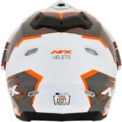 Cacso Integral Motorcycle Dual Sport Afx FX-39 VELETA Orange color