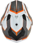 Cacso Integral Motorcycle Dual Sport Afx FX-39 VELETA Orange color