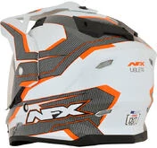 Cacso Integral Motorcycle Dual Sport Afx FX-39 VELETA Orange color