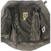 Motorcycle Jacket in Berik 2.0 Technical Fabric NJ-203302 WP Supersonik Camouflage Black Gray
