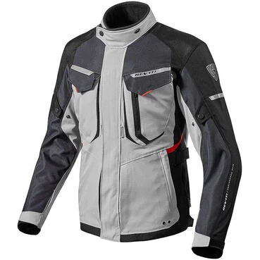 Fabric Motorcycle мотокуртка Rev'it SAFARI 2 Silver Red