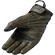 Rev'it MONSTER 3 Dark Green Leather Motorcycle Gloves