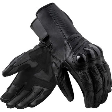 Rev'it METIS 2 Black Leather Motorcycle мотоперчатки