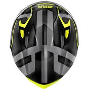 Integral Motorcycle Helmet Givi 50.8 RACER Black Titanium Yellow Fluo