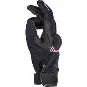 Motorcycle Gloves in Gms JET CITY Black Pink fabric
