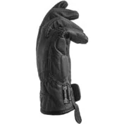 Custom Gms FLORIDA Black Leather Motorcycle Gloves