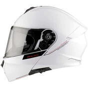 Modular Motorcycle Helmet P/J Mt Helmet GENESIS SV S Solid A0 Glossy White