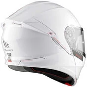 Modular Motorcycle Helmet P/J Mt Helmet GENESIS SV S Solid A0 Glossy White