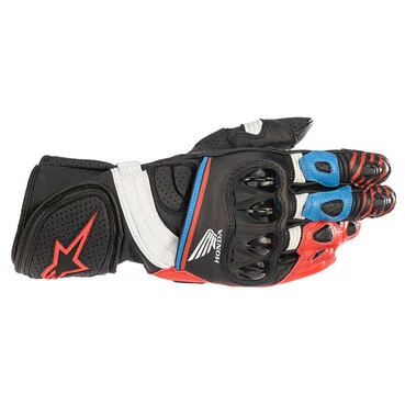 Alpinestars Honda Gp Plus R V2 мотоперчатки Red Blue Красный