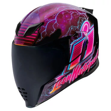 ICON Airflite Synthwave Full Face Helmet Фиолетовый