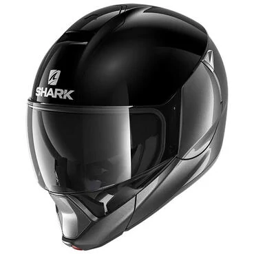 SHARK Evojet Dual Blank Modular Helmet Anthracite / Black / Anthracite