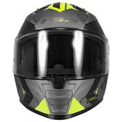 LS2 FF811 Vector II Splitter Full Face Helmet Matt Titanium / Fluo Yellow