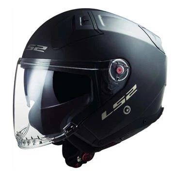 LS2 OF603 Infinity II Solid Open Face Helmet Черный