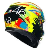 AGV K3 E2206 MPLK Full Face Helmet Rossi Winter Test 2019