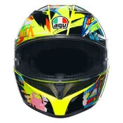AGV K3 E2206 MPLK Full Face Helmet Rossi Winter Test 2019