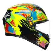 AGV K3 E2206 MPLK Full Face Helmet Rossi Winter Test 2019