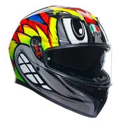 AGV K3 E2206 MPLK Full Face Helmet Birdy 2.0 Grey / Yellow / Red