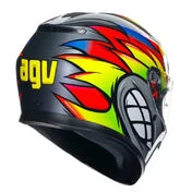AGV K3 E2206 MPLK Full Face Helmet Birdy 2.0 Grey / Yellow / Red