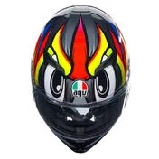 AGV K3 E2206 MPLK Full Face Helmet Birdy 2.0 Grey / Yellow / Red