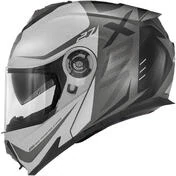 Modular Motorcycle Helmet P / J Givi X.27 DIMENSION Matt Black Titanium Silver