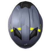 STORMER ZS 1001 Full Face Helmet Matt Taken Grey Neon Yellow