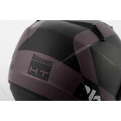 Moto Jet Helmet in Blauer BET HT Fiber Black Anthracite