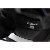 Moto Jet Helmet in Blauer BET HT Fiber Black Anthracite