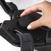 Jet Blauer motorcycle helmet in HACKER BTR Anthracite Matt Black fiber