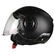 AXXIS OF513 Metro Solid Open Face Helmet Черный