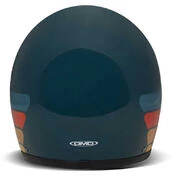 DMD Vintage Petrolhead Open Face Helmet Blue / Red / Orange / Yellow