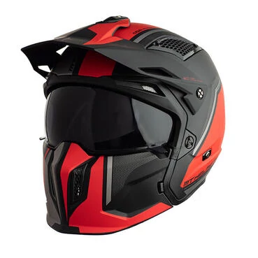 Mt Мотошлемs Streetfighter Sv Twin C5 Matt Red Красный